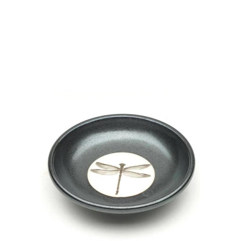 Sauce Dish Graphite Gray/Black Dragonfly