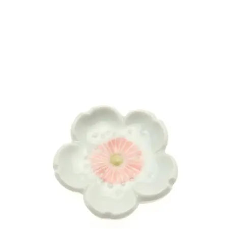Chopstick Rest White Pink Sakura Blossom