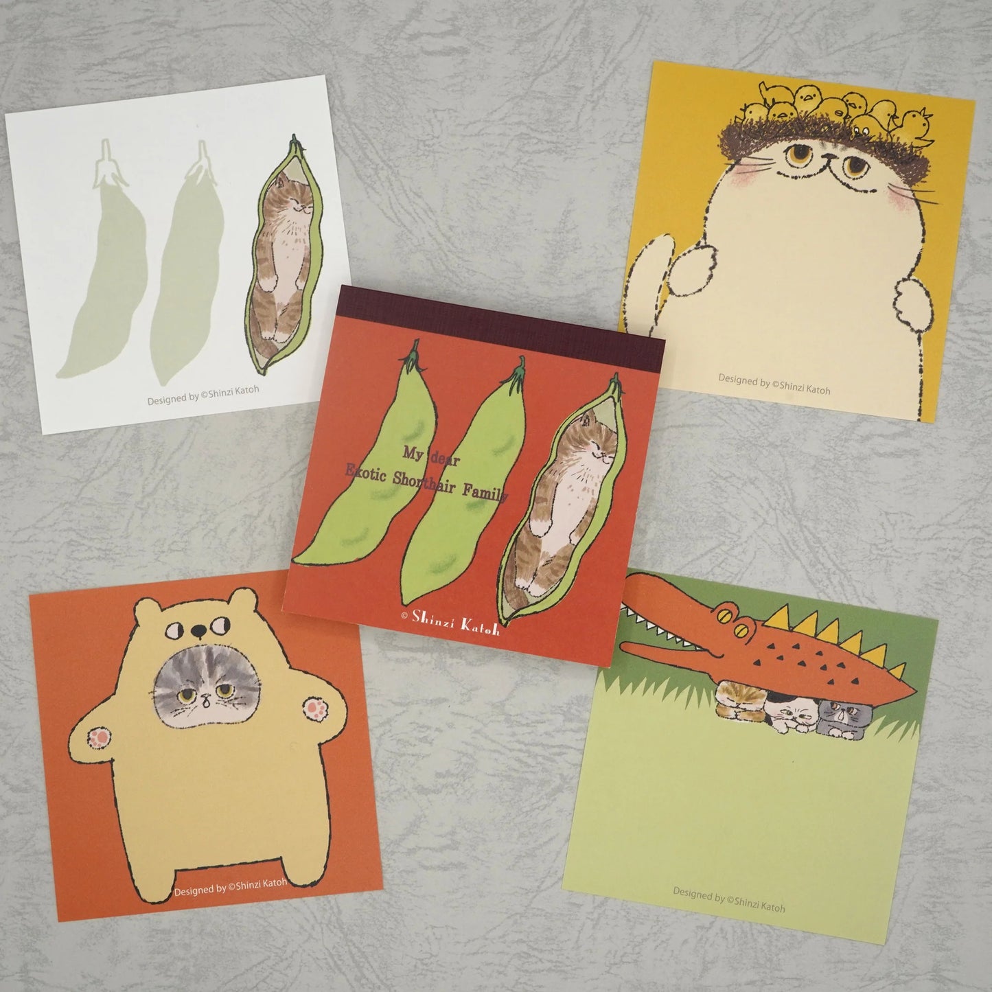 Memo Pad - Funny Cats