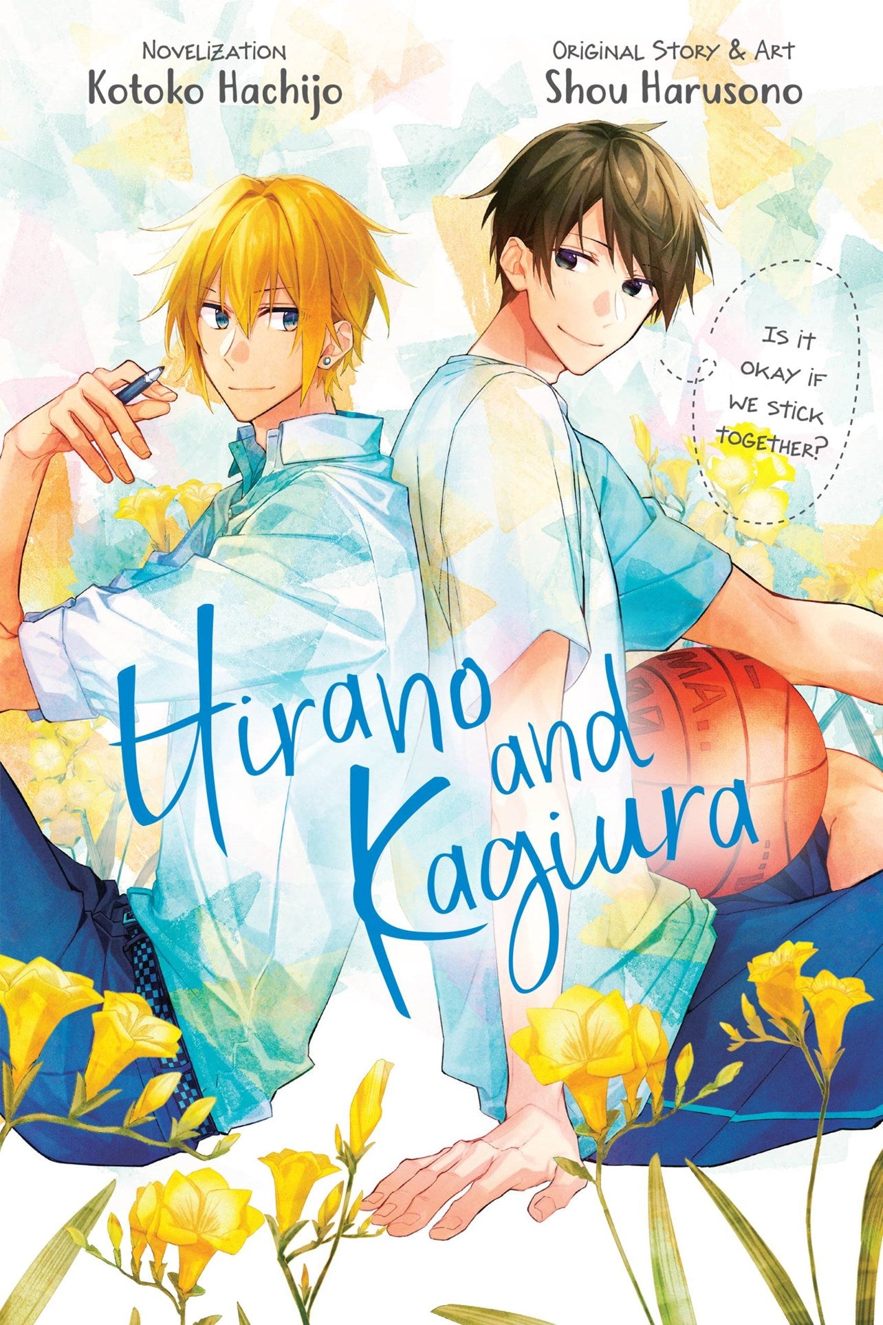 Hirano and Kagiura, light novel