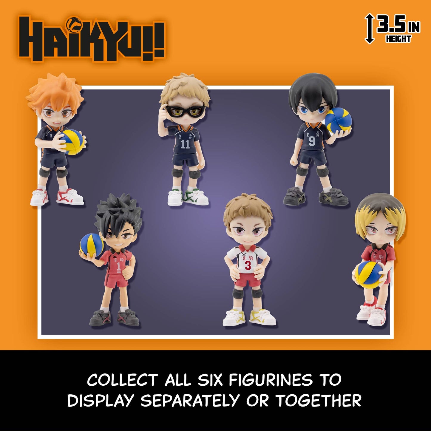 Haikyu!! 3.5" Anime Figures - Blind Box