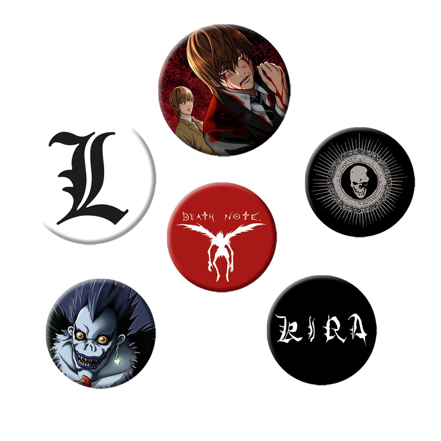 Death Note Badge Pack
