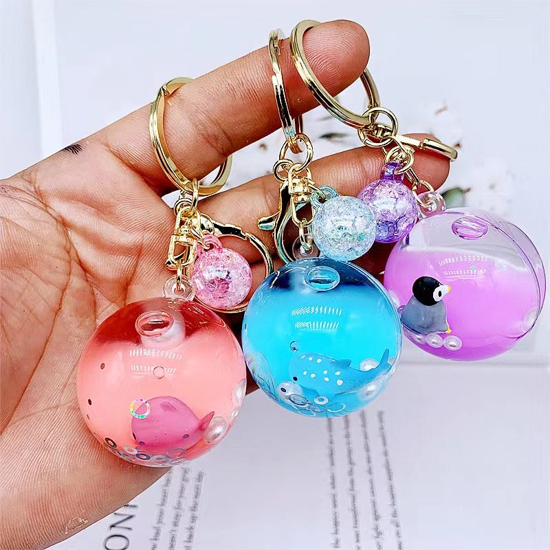 Sea Animal Orb Floaty Charm