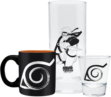 NARUTO SHIPPUDEN - Naruto 3-Pc. Drinkware Set