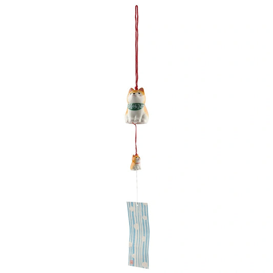 Shiba Inu & Pup Wind Chime