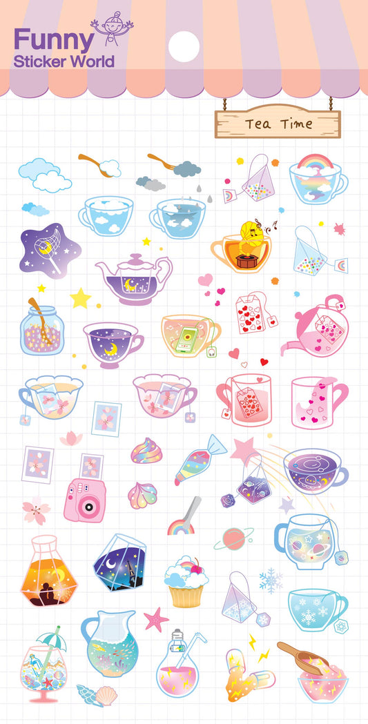 Crystal Cafe Stickers