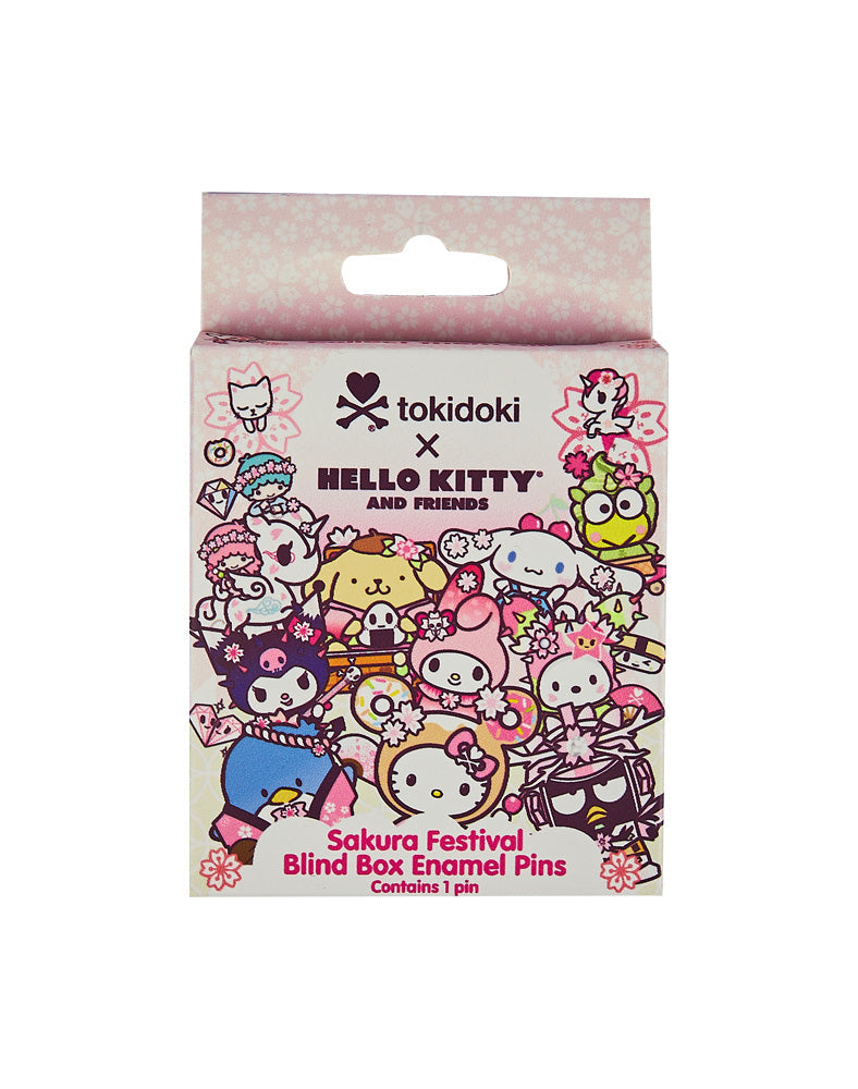 tokidoki x Hello Kitty and Friends Sakura Festival Enamel Pin Blind Box
