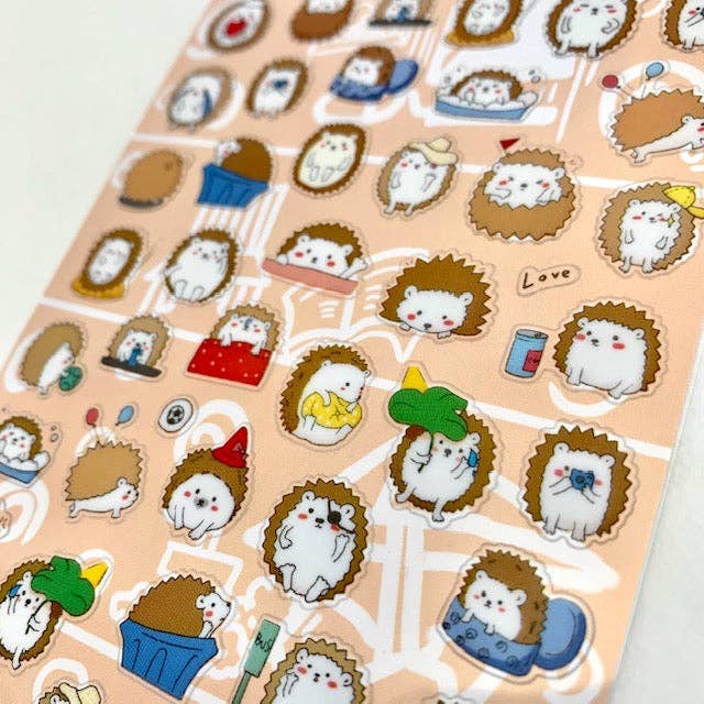 Nekoni Hedgehog Stickers
