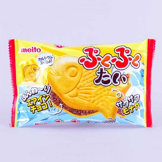 Meito Puko Puku Teriyaki Fish Aerated Chocolate