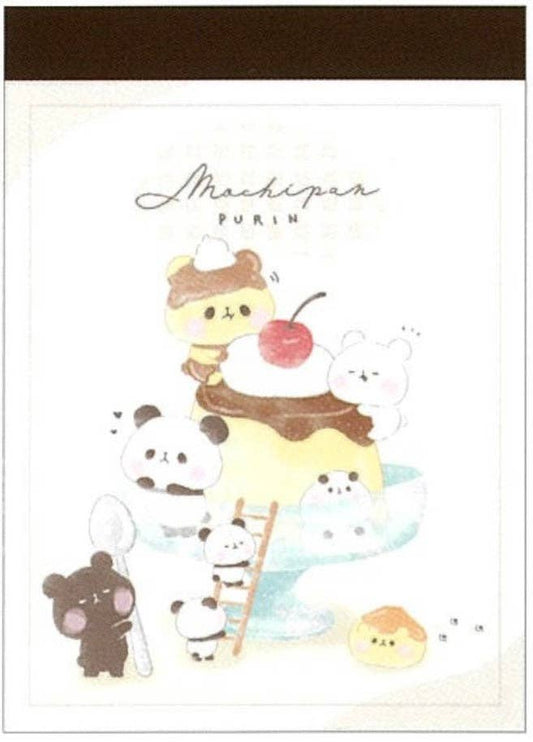 Animal Pudding Mini Notepad