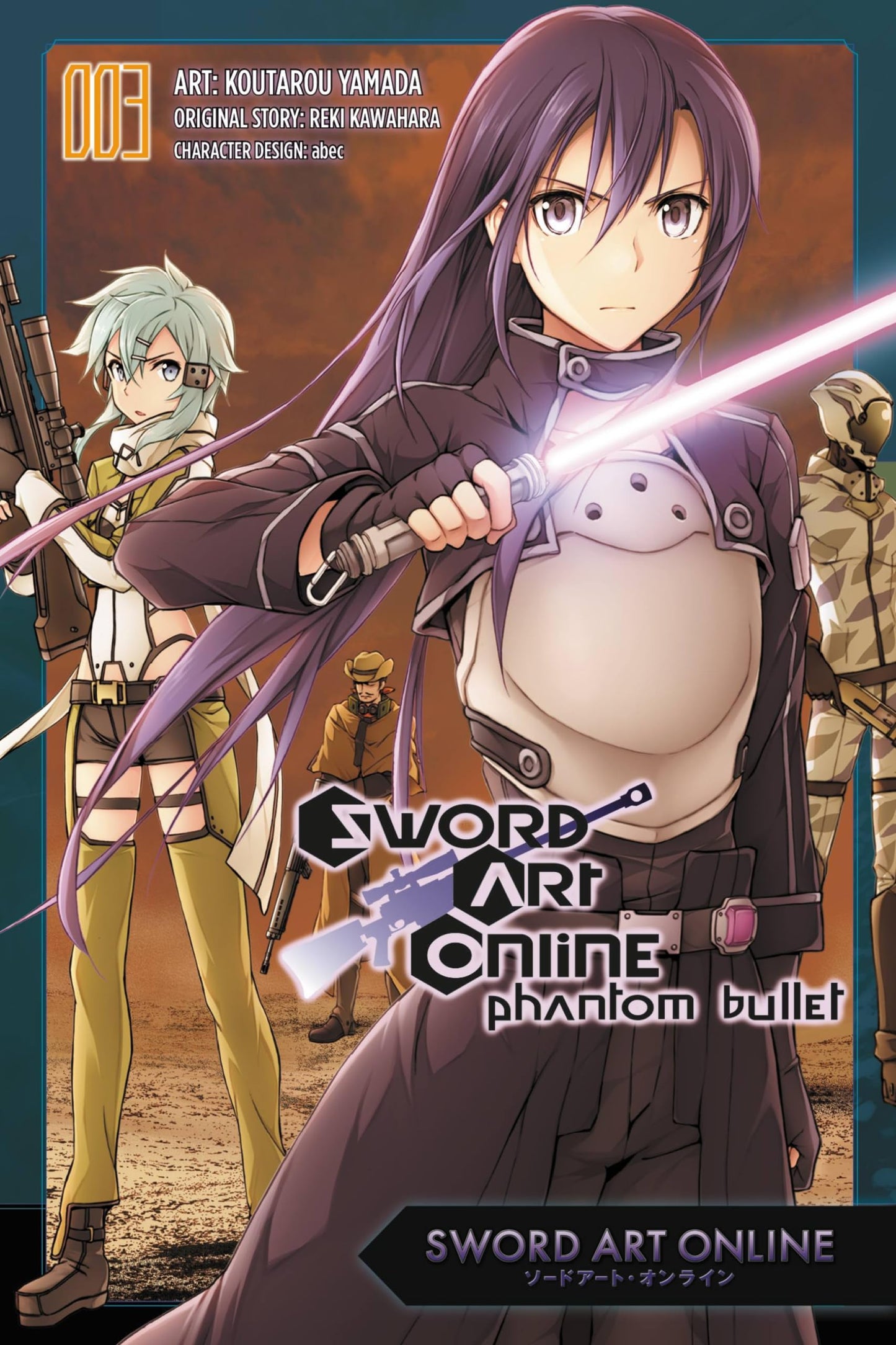 Sword Art Online: Phantom Bullet, manga Vol. 03