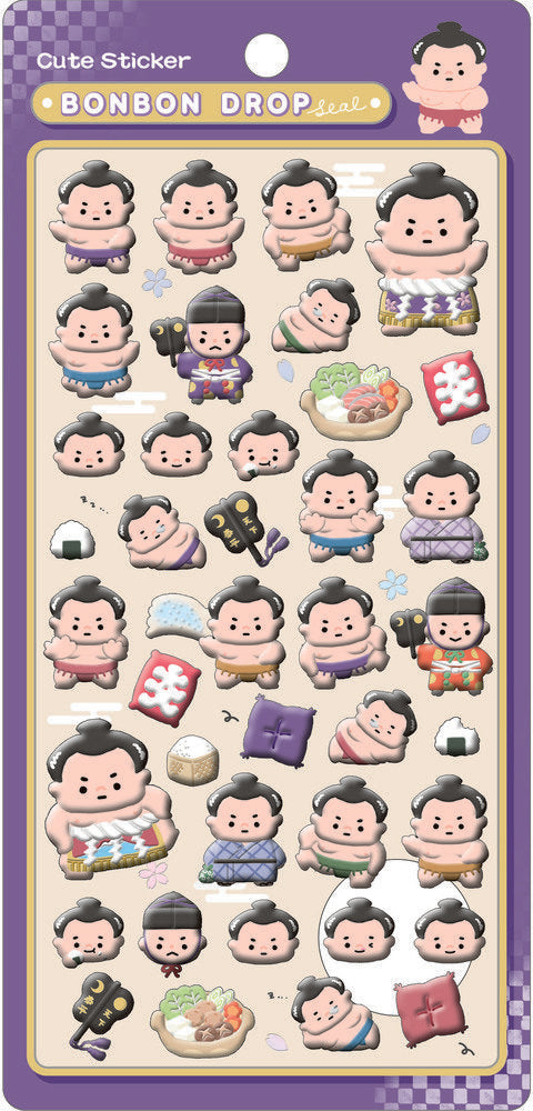BonBon Drop Sumo Stickers