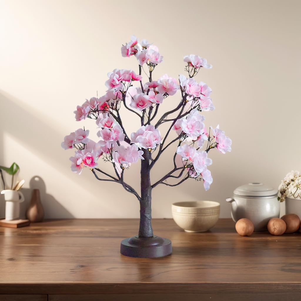 18" Cherry Blossom Tree Lamp