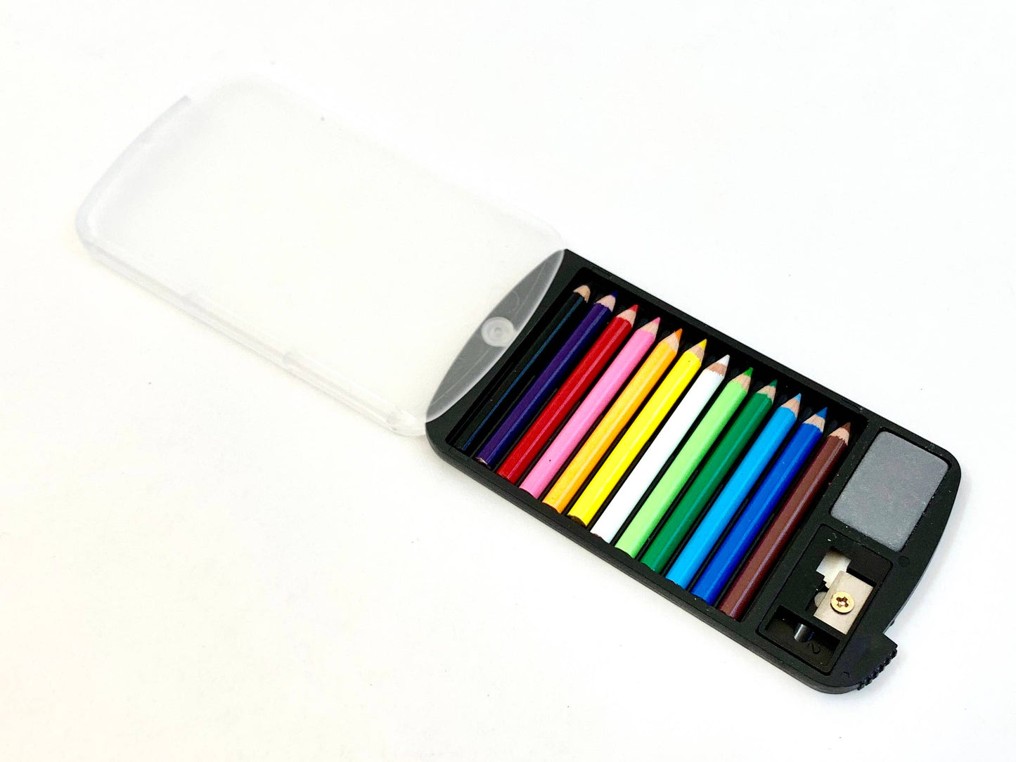 12 Mini Pencils in Clear Card Case