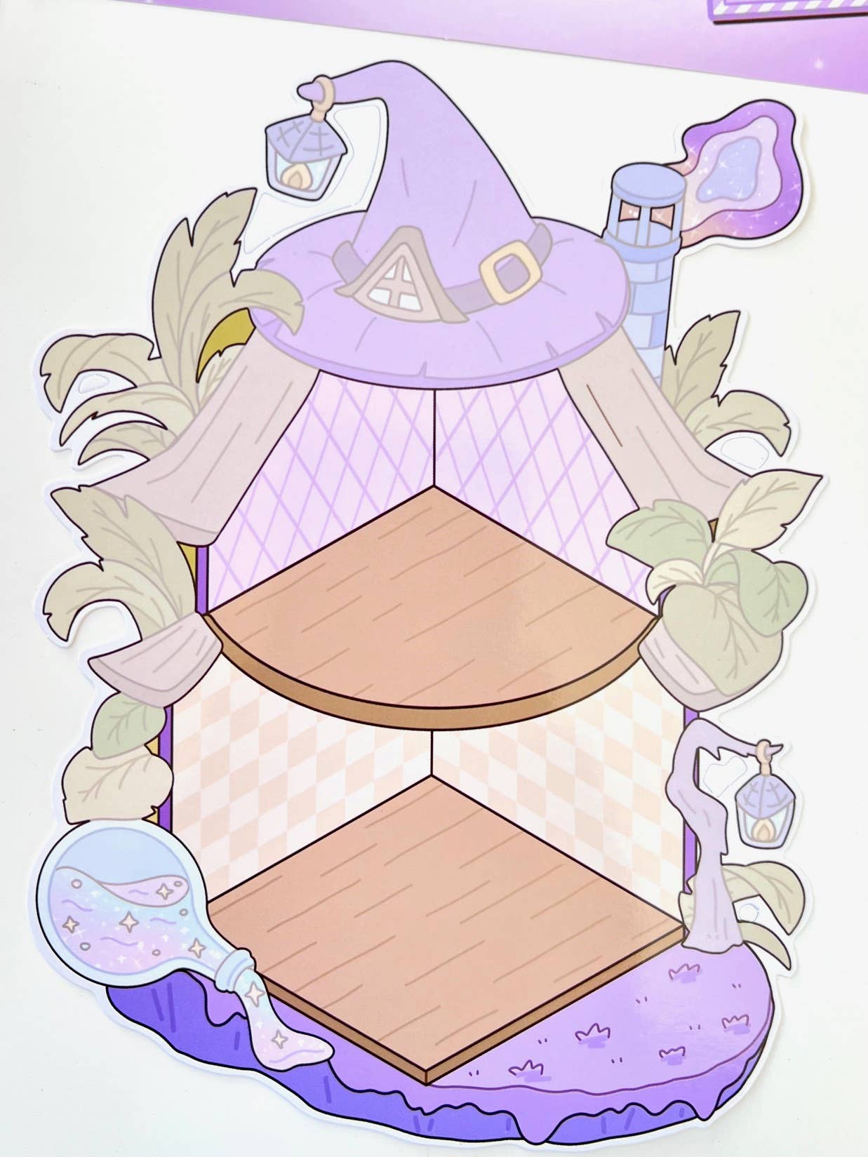 3D Diorama Party Stickers