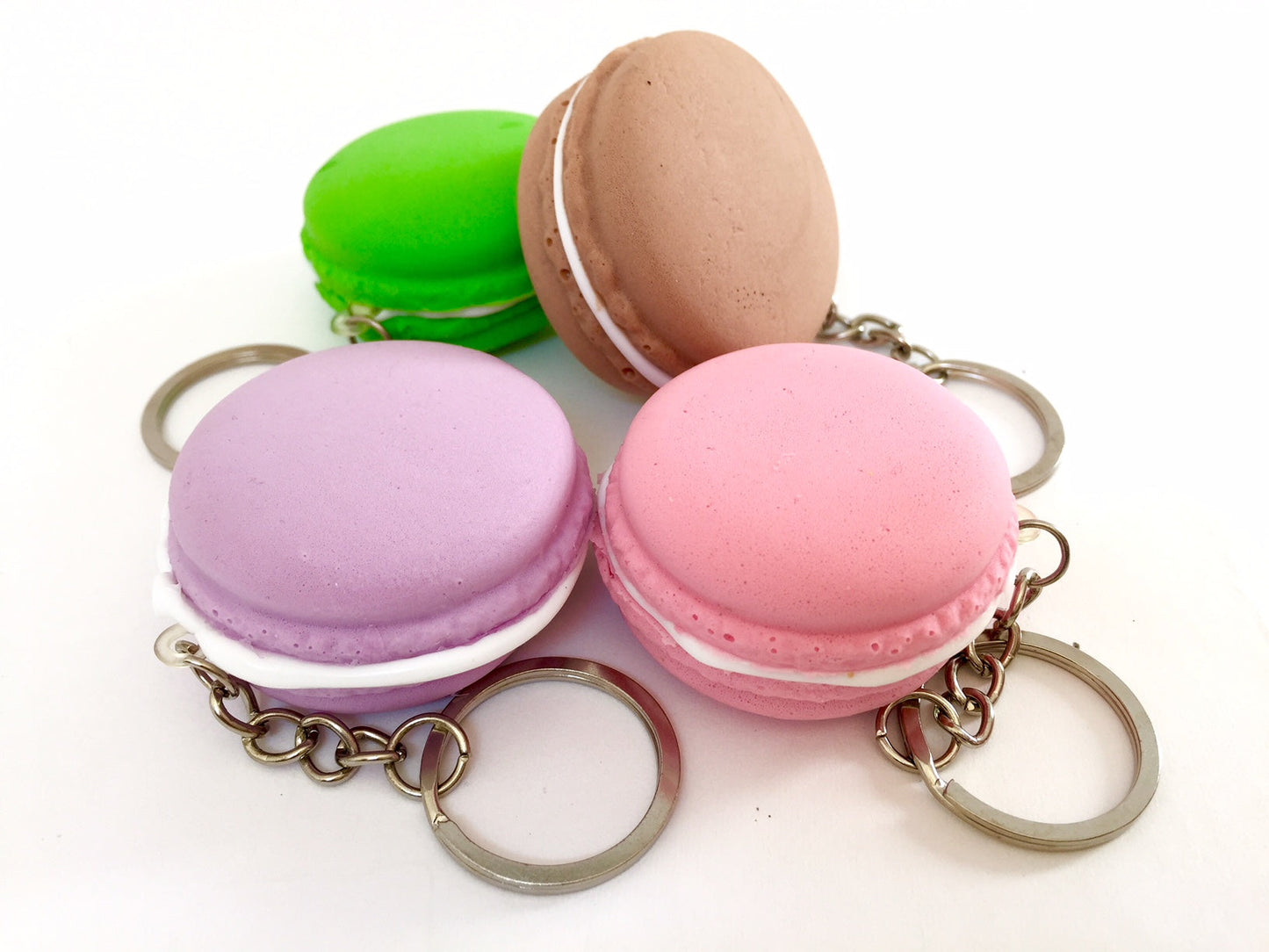 Macaroon Squishy Keychain