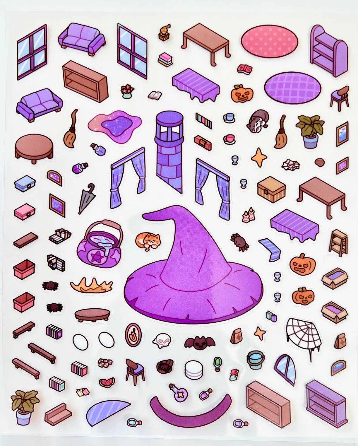 3D Diorama Party Stickers