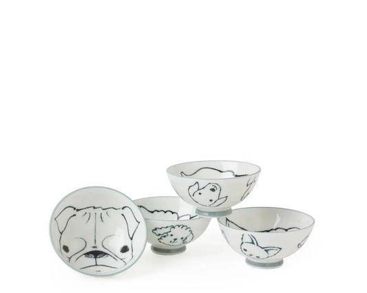 Dog Days 4.5" Rice Bowl