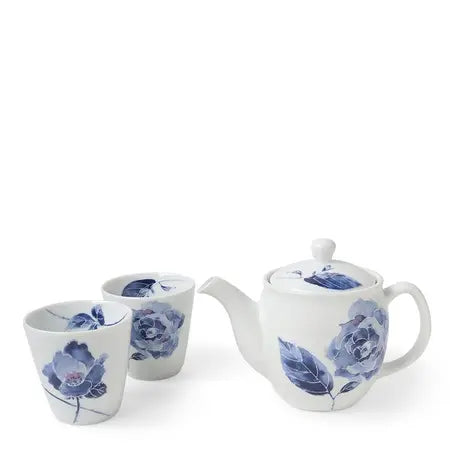 Tea Set Blue Rose