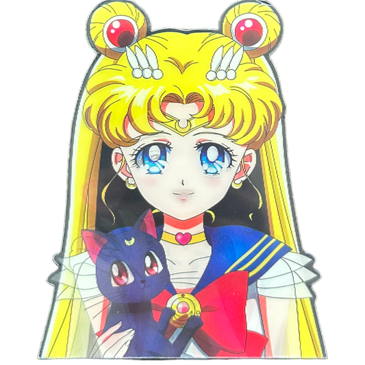 Sailor Moon Anime 3D Sticker