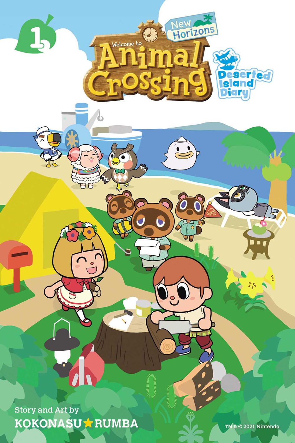 Animal Crossing: New Horizons - Deserted Island Diary,  Vol. 01