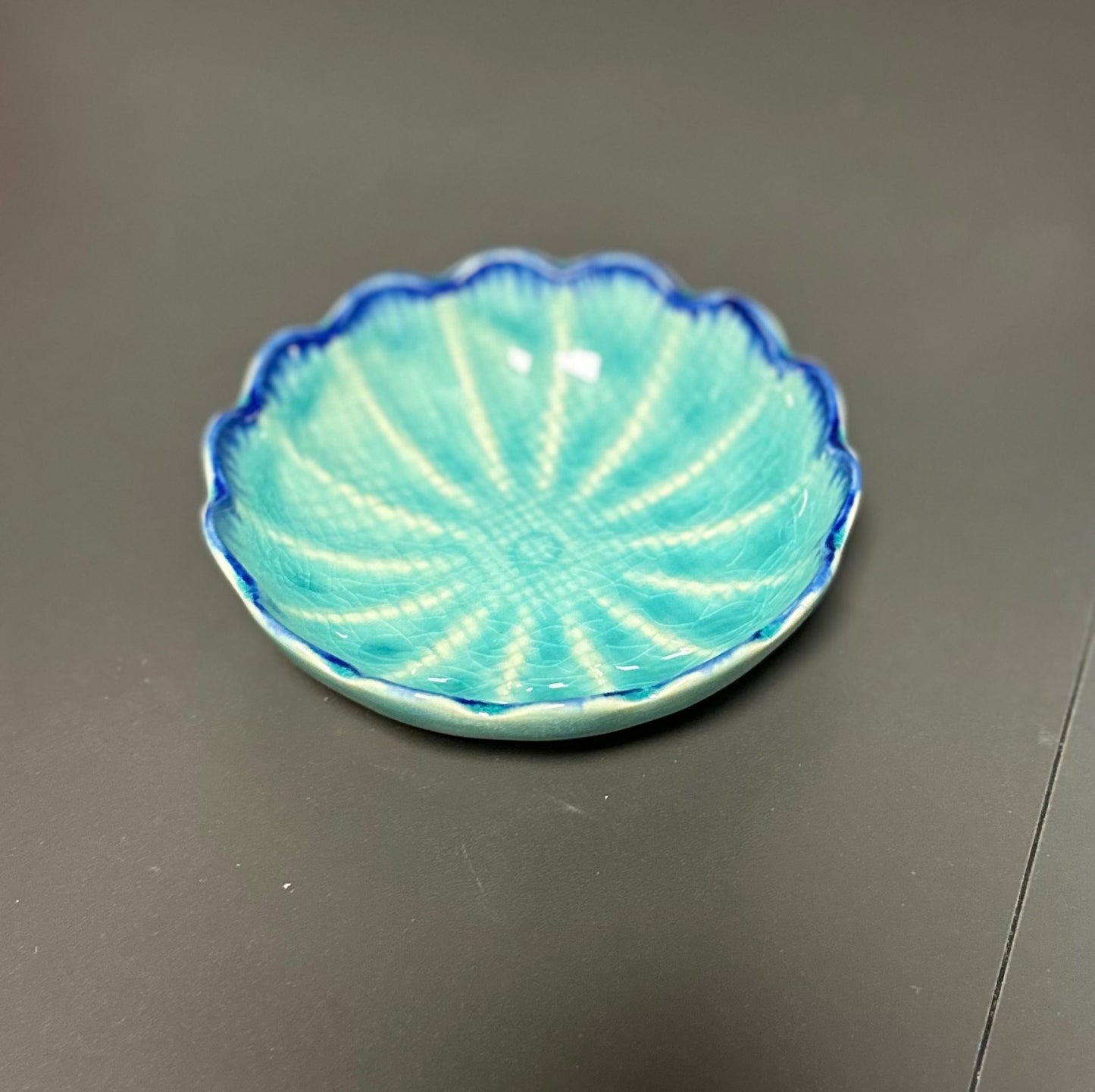 Turquoise Flower Bowl