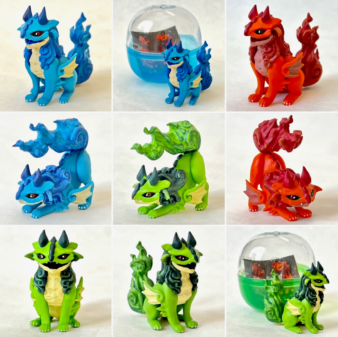 Komainu Dragon Figurine Gashapon