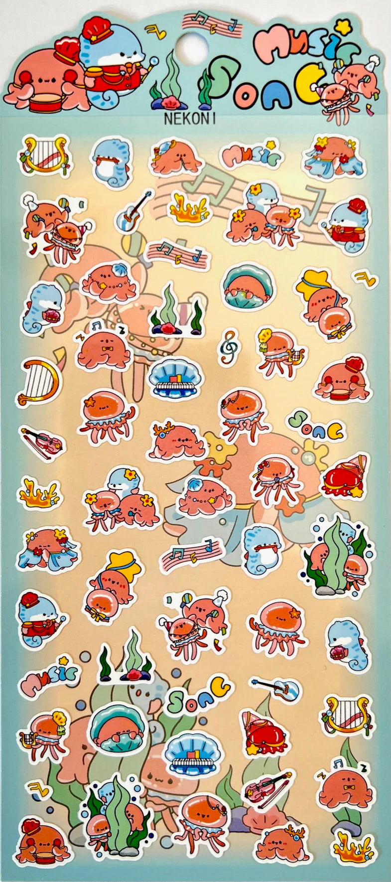 Ocean Music Stickers