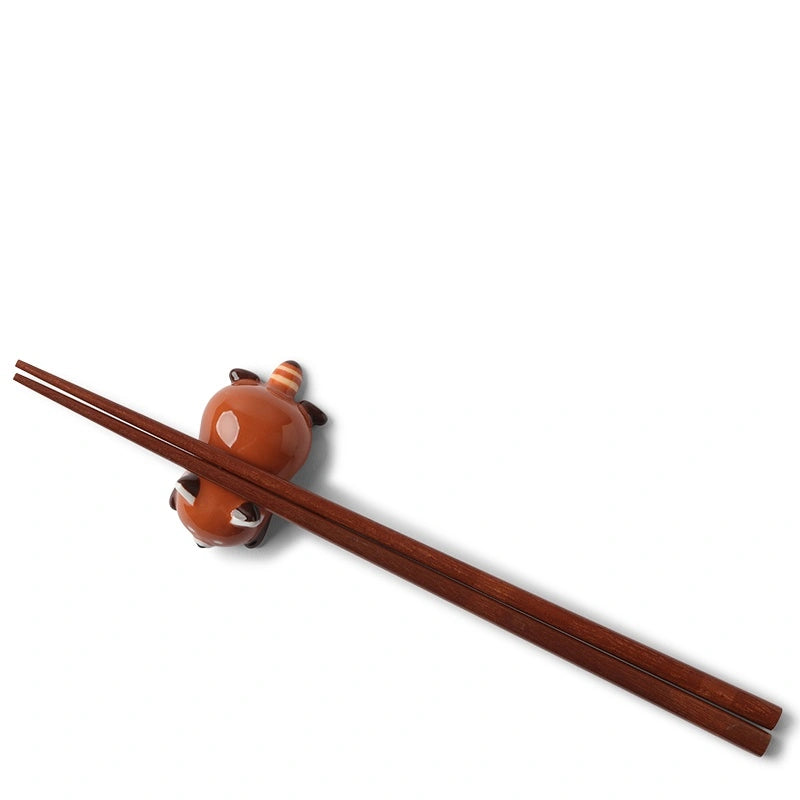 Red Panda Chopstick Rest