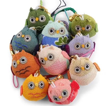 Plush Owl Charm