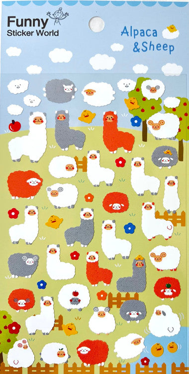 Alpaca and Sheep Stickers