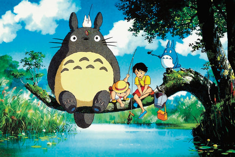 My Neighbor Totoro Fishing Poster