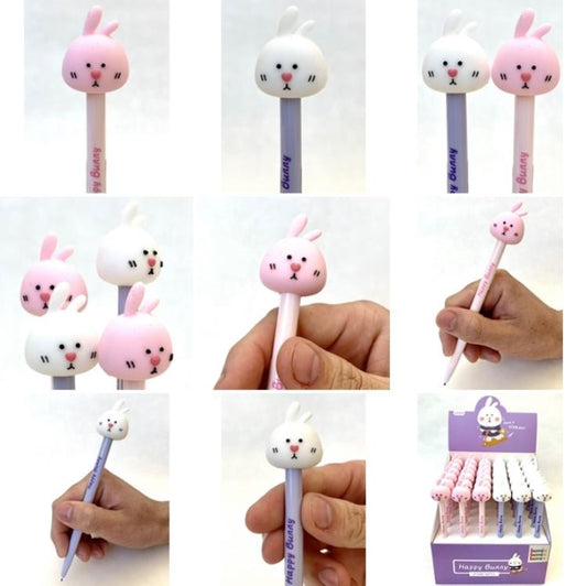 Happy Bunny Retractable Gel Pen